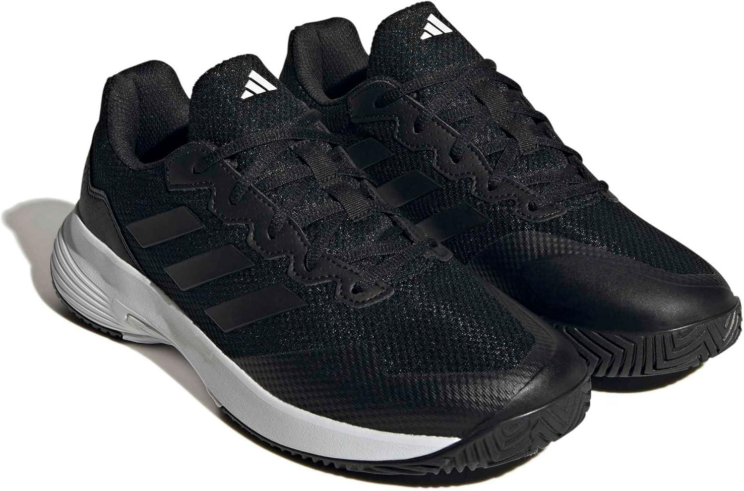 image:imageadidas Mens Gamecourt 2 Tennis ShoesCore BlackCore BlackGrey Four