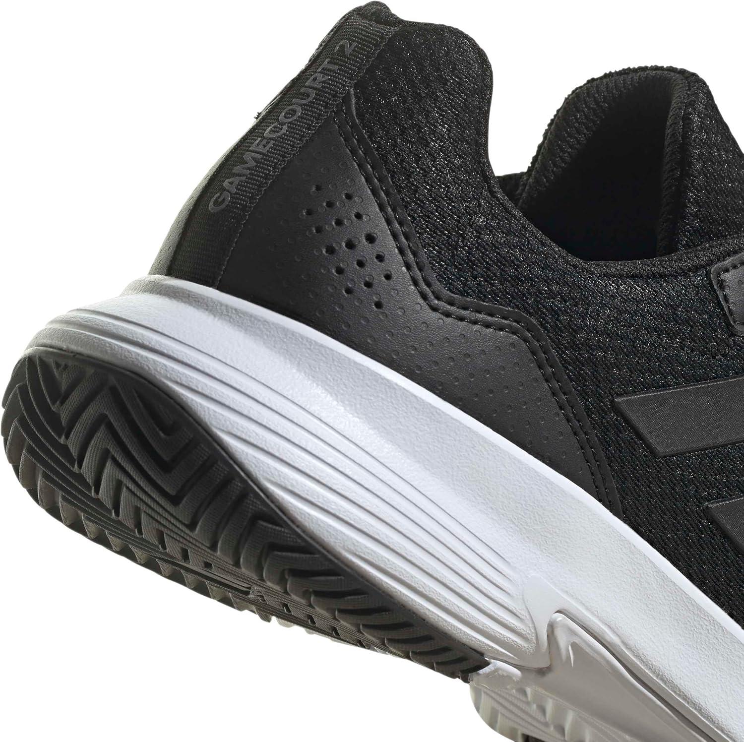 image:imageadidas Mens Gamecourt 2 Tennis ShoesCore BlackCore BlackGrey Four