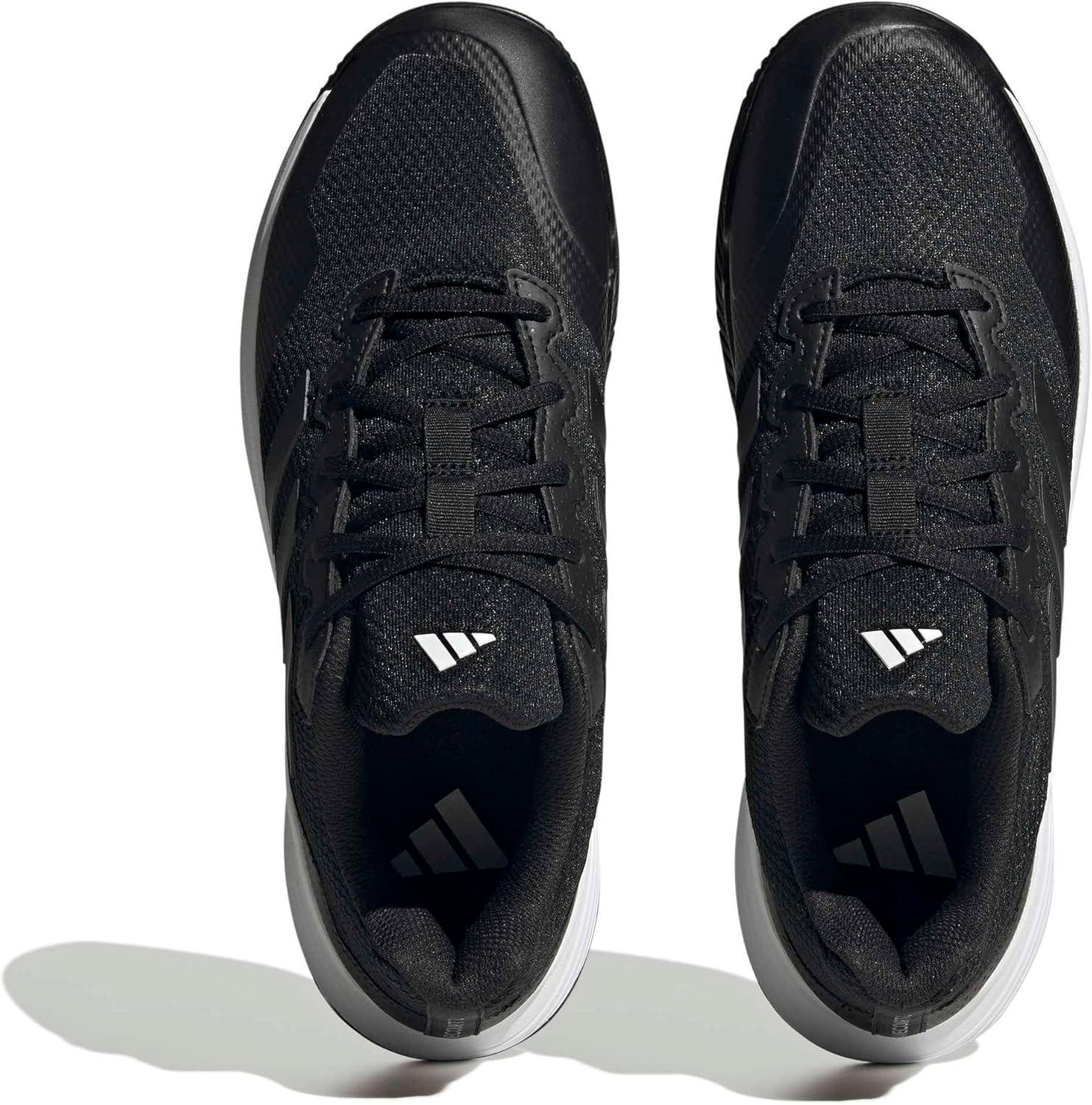 image:imageadidas Mens Gamecourt 2 Tennis ShoesCore BlackCore BlackGrey Four