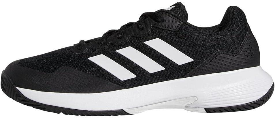 image:imageadidas Mens Gamecourt 2 Tennis ShoesCore BlackWhiteCore Black