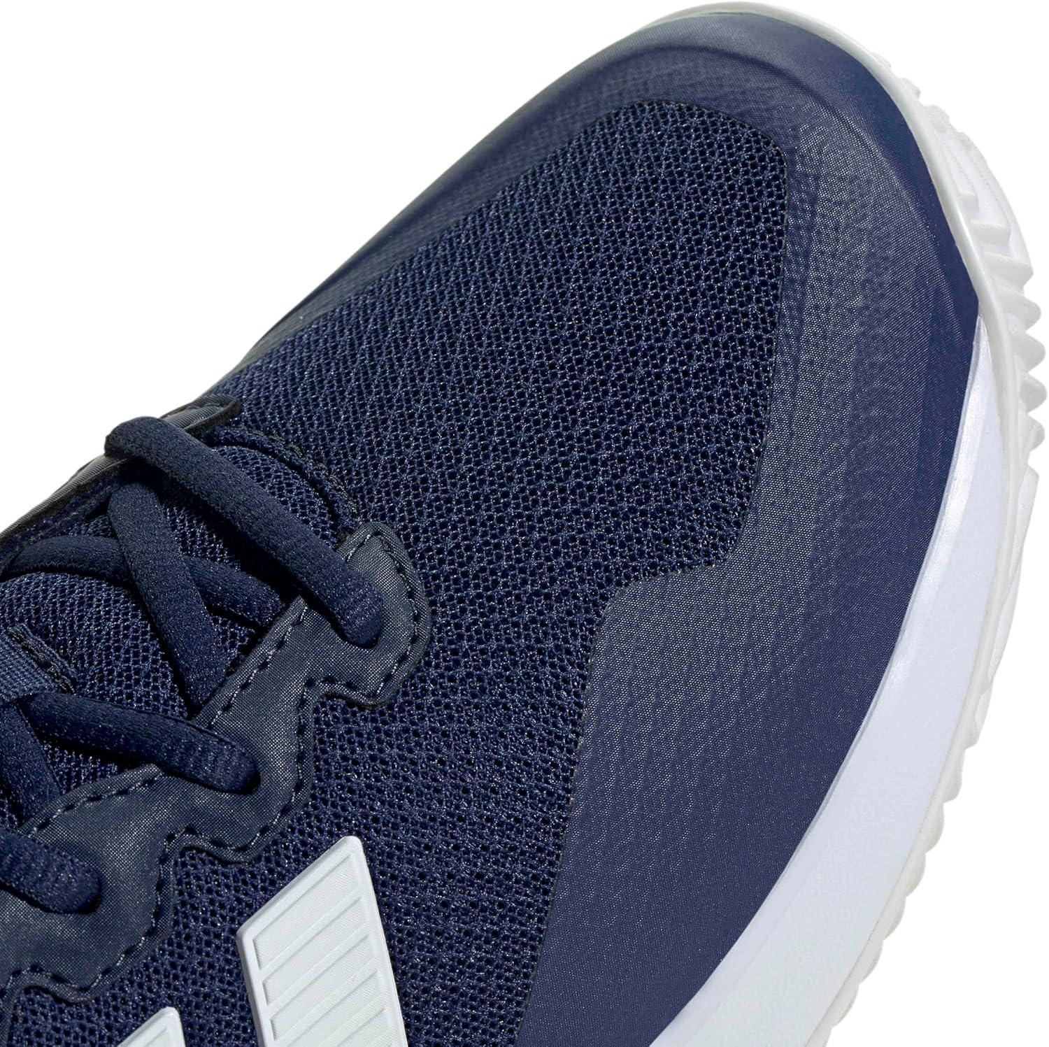 image:imageadidas Mens Gamecourt 2 Tennis ShoesDark BlueWhiteCyber Metallic