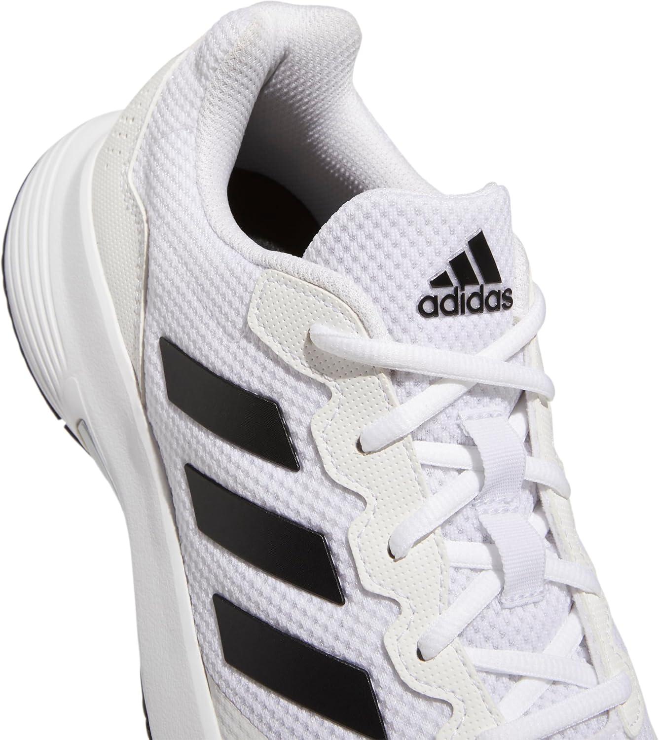 image:imageadidas Mens Gamecourt 2 Tennis ShoesWhiteCore BlackWhite