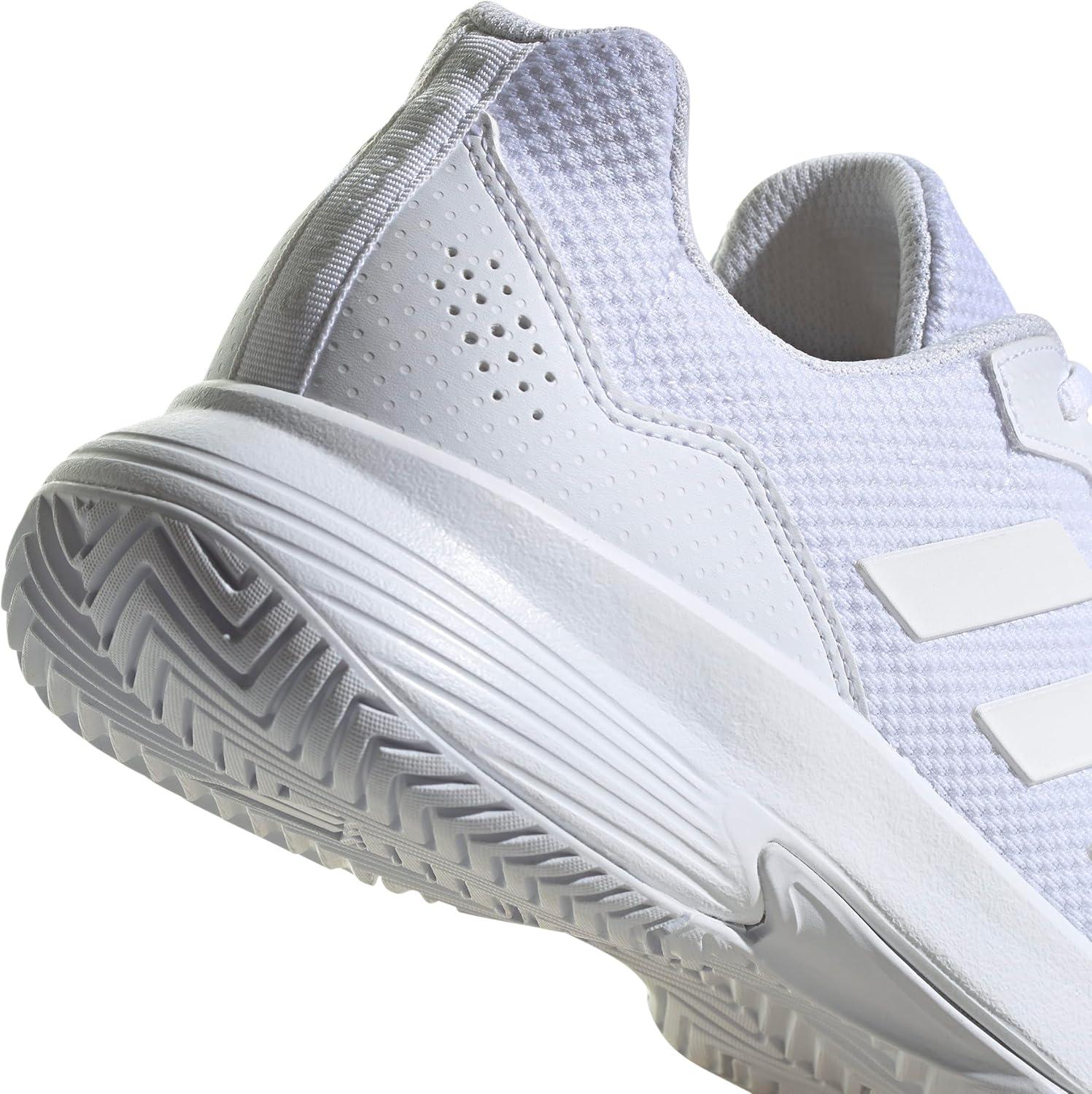 image:imageadidas Mens Gamecourt 2 Tennis ShoesWhiteWhiteMatte Silver