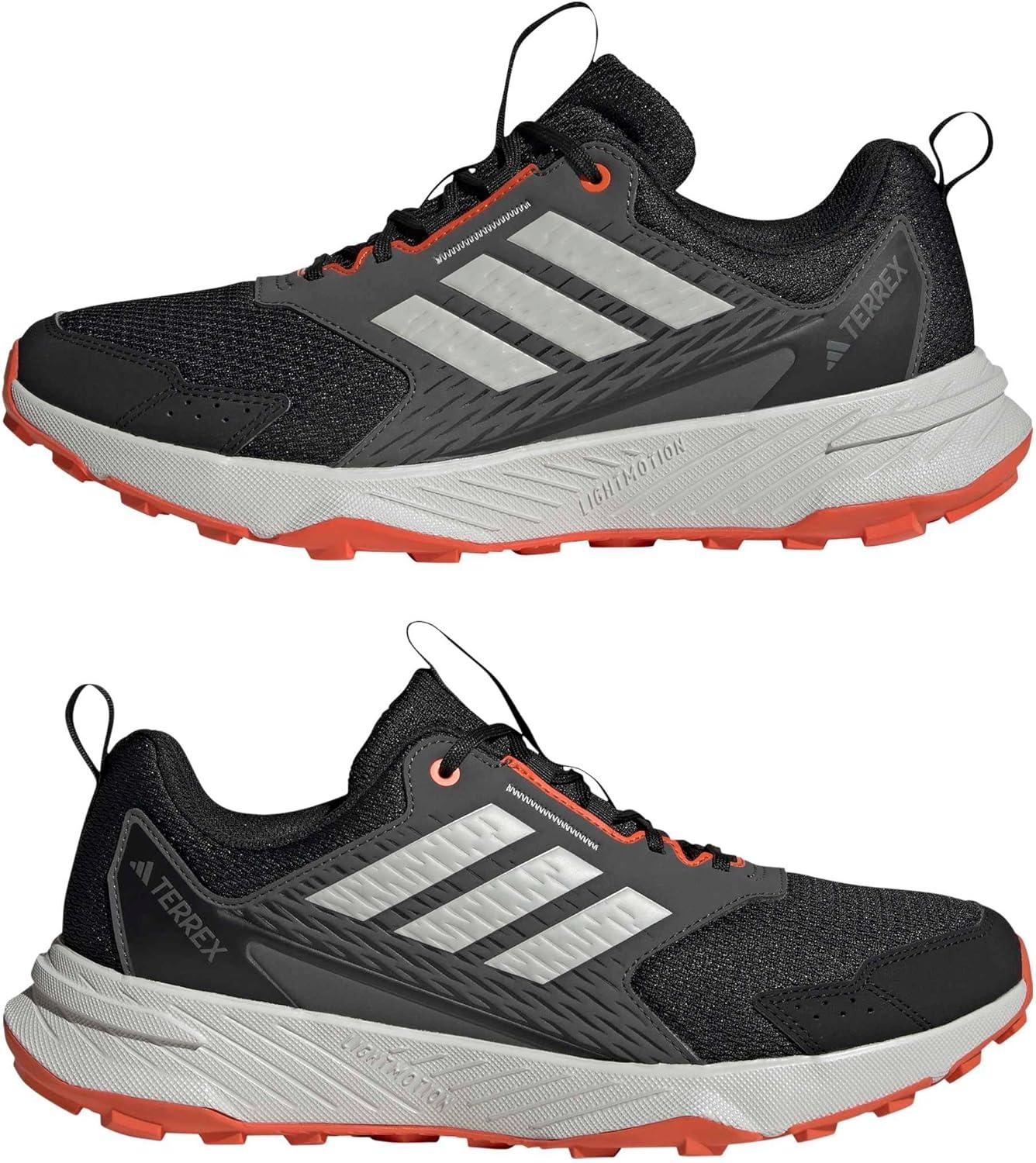 image:imageadidas Mens Terrex Tracefinder Trail Running ShoesBlackGreySemi Impact Orange