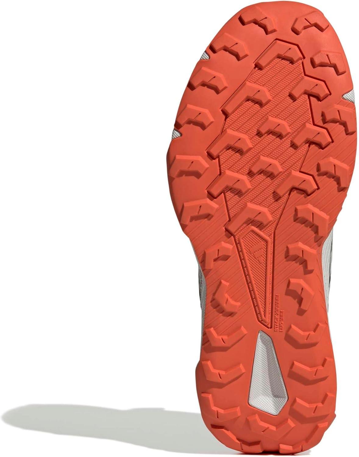 image:imageadidas Mens Terrex Tracefinder Trail Running ShoesBlackGreySemi Impact Orange