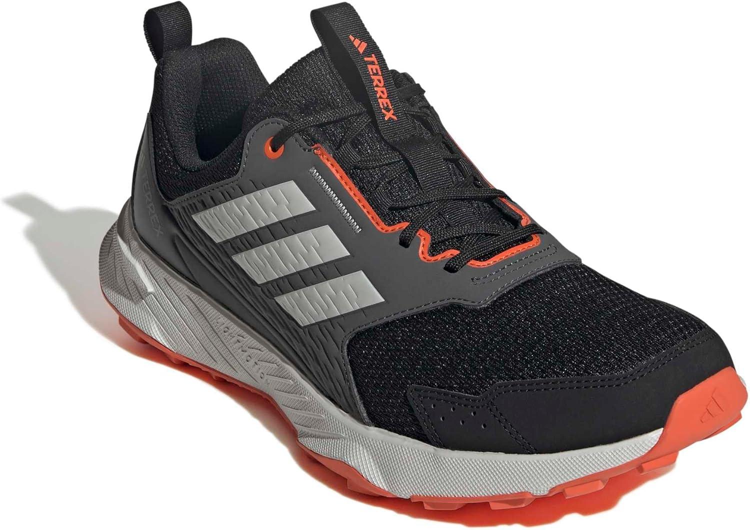 image:imageadidas Mens Terrex Tracefinder Trail Running ShoesBlackGreySemi Impact Orange