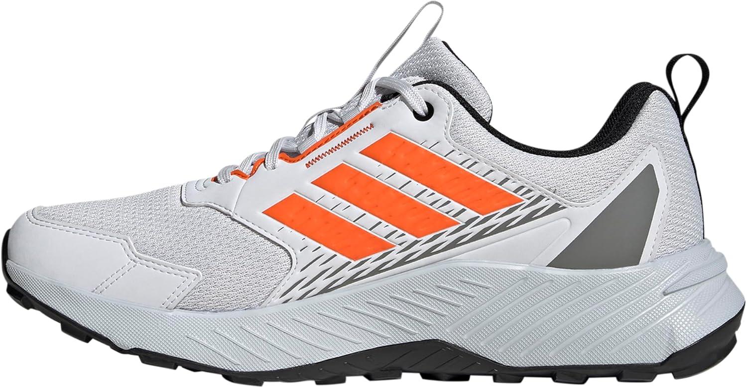image:imageadidas Mens Terrex Tracefinder Trail Running ShoesDash GreySemi Impact OrangeSolid Grey