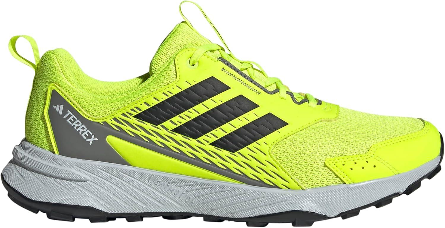 image:imageadidas Mens Terrex Tracefinder Trail Running ShoesLucid LemonBlackSolid Grey