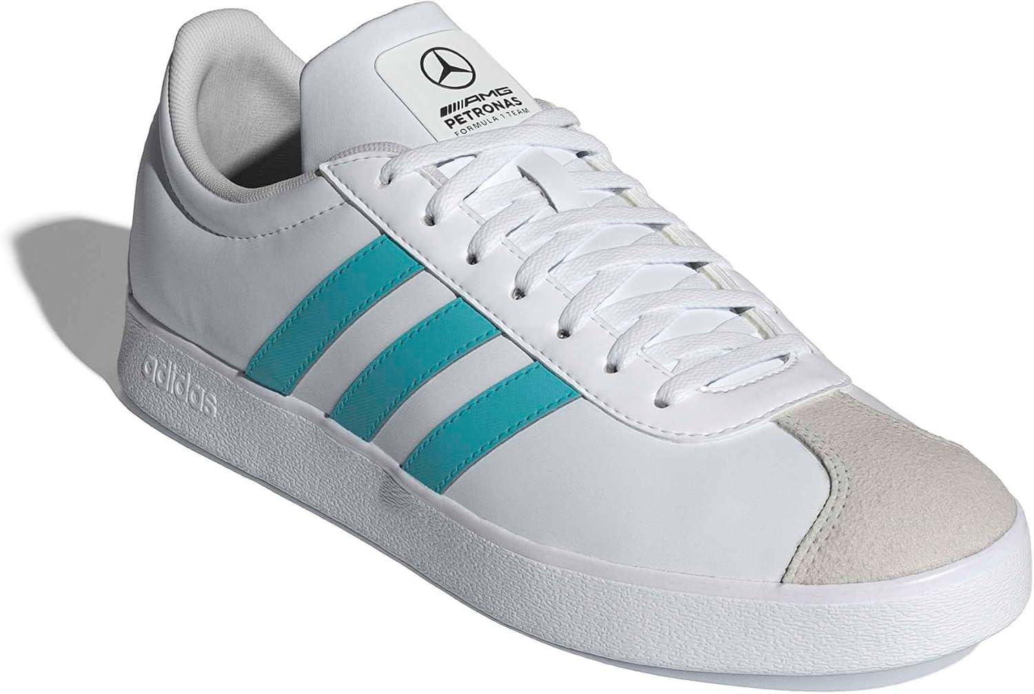 image:imageadidas Unisex Adult Mercedes Amg Petronas Formula One Team Vl CourtWhiteSemi Mint RushGrey