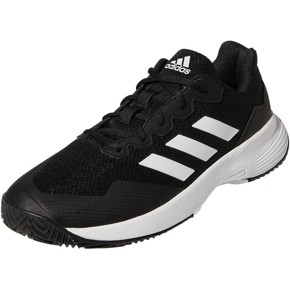 image:imageadidas Mens Gamecourt 2 Tennis ShoesCore BlackWhiteCore Black