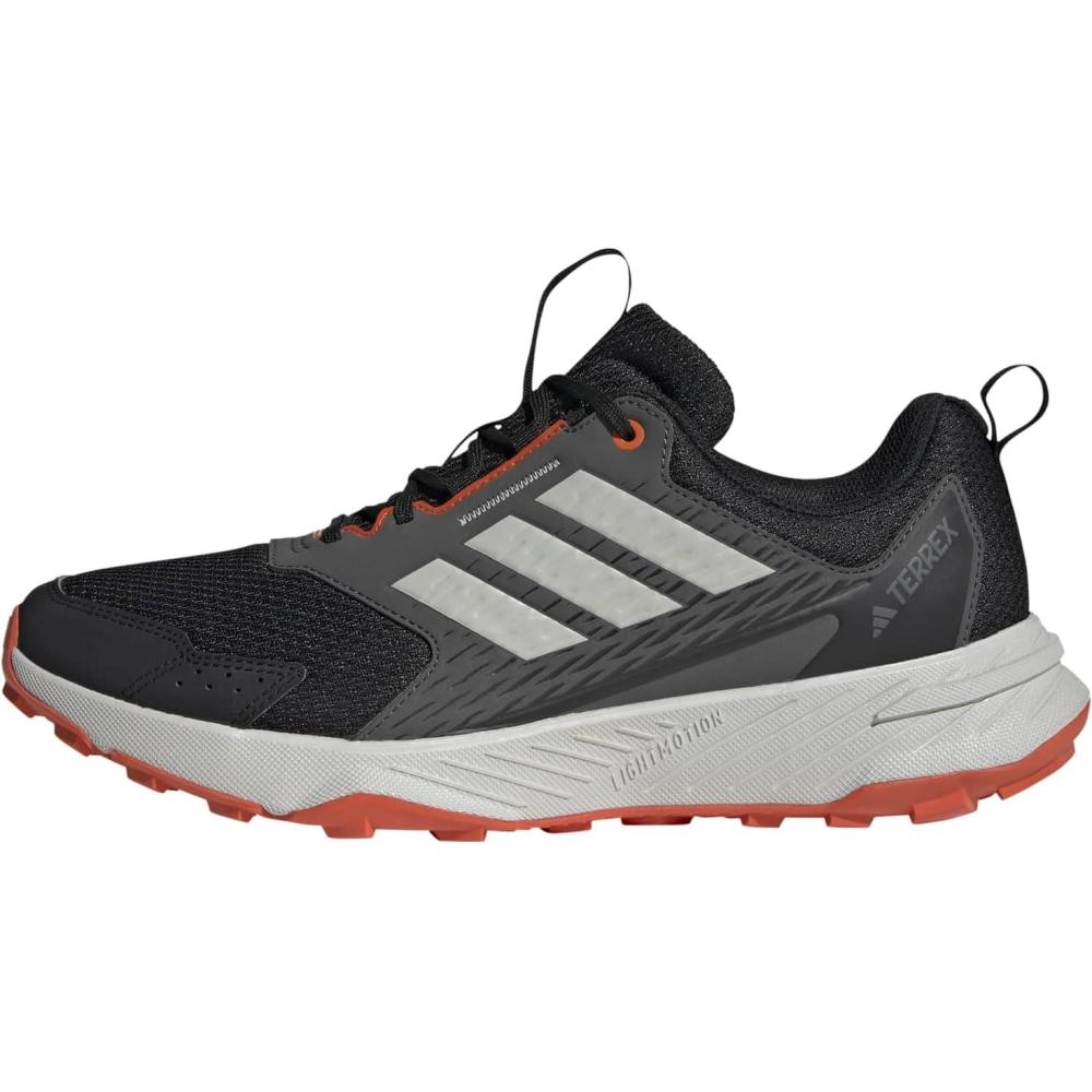 image:imageadidas Mens Terrex Tracefinder Trail Running ShoesBlackGreySemi Impact Orange