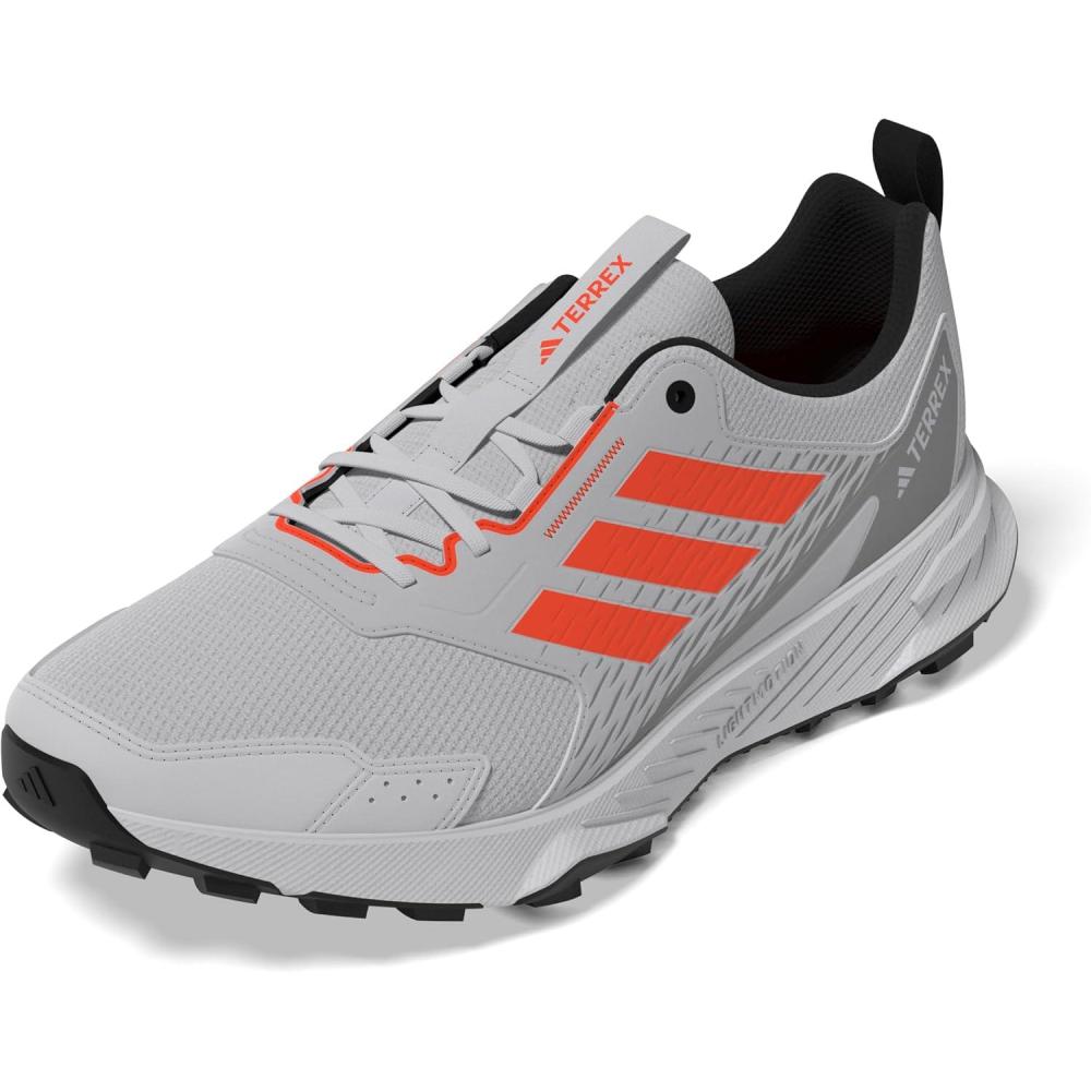 image:imageadidas Mens Terrex Tracefinder Trail Running ShoesDash GreySemi Impact OrangeSolid Grey