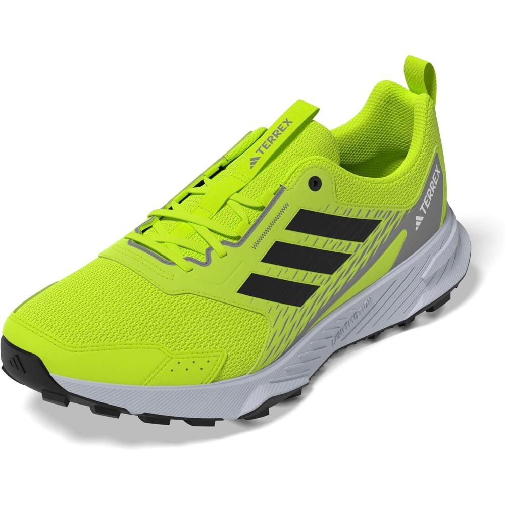 image:imageadidas Mens Terrex Tracefinder Trail Running ShoesLucid LemonBlackSolid Grey