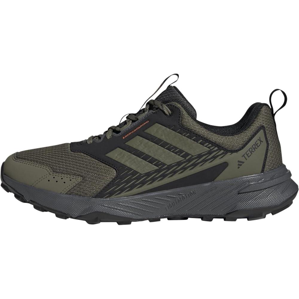 image:imageadidas Mens Terrex Tracefinder Trail Running ShoesOlive StrataOlive StrataSemi Impact Orange