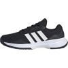 Black/White/Silver Metallic
