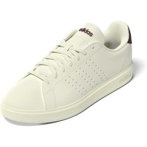 adidas Kids’ Advantage 2 Sneakers(Off White/Off White/Aurora Ruby)