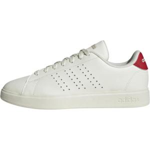 adidas Kids’ Advantage 2 Sneakers(Off White/Off White/Better Scarlet)