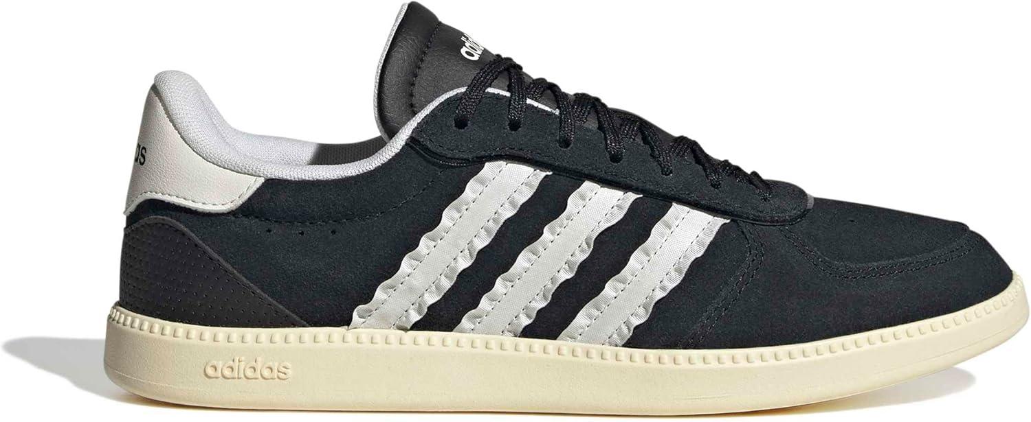 image:imageadidas Womens Breaknet Sleek SneakersBlackWhiteWarm Vanilla