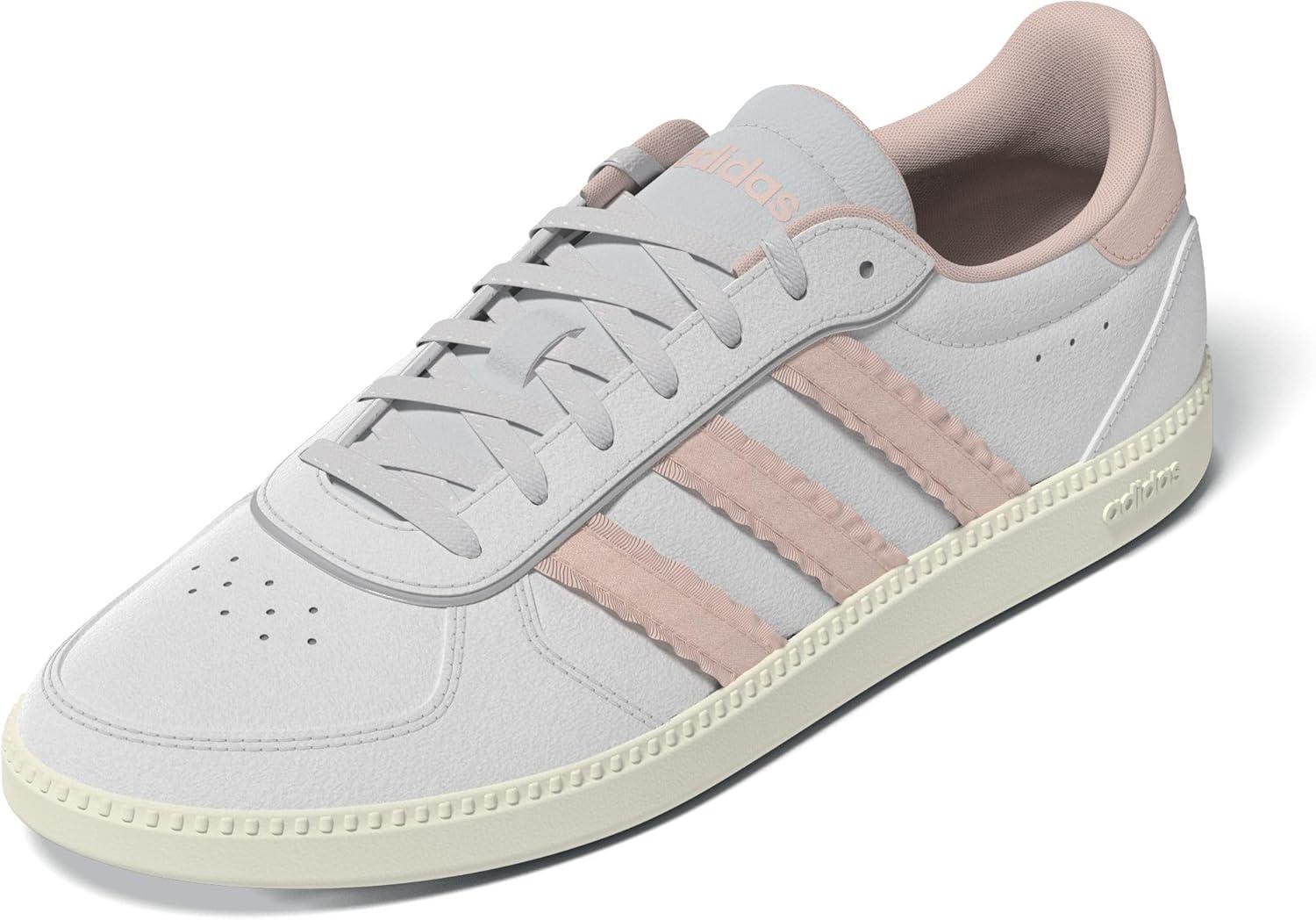 image:imageadidas Womens Breaknet Sleek SneakersChalk WhiteBlush PinkOff White