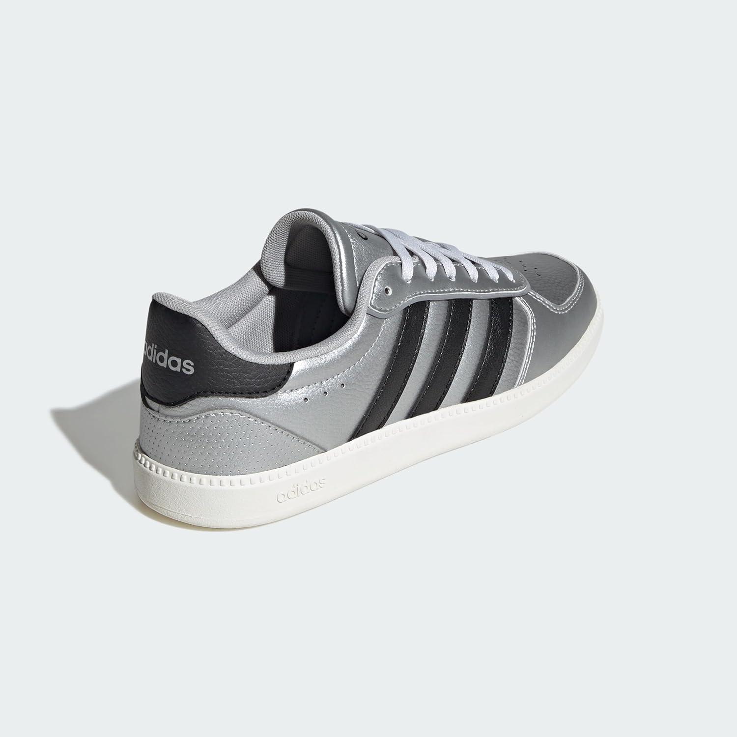 image:imageadidas Womens Breaknet Sleek SneakersSilver Black White