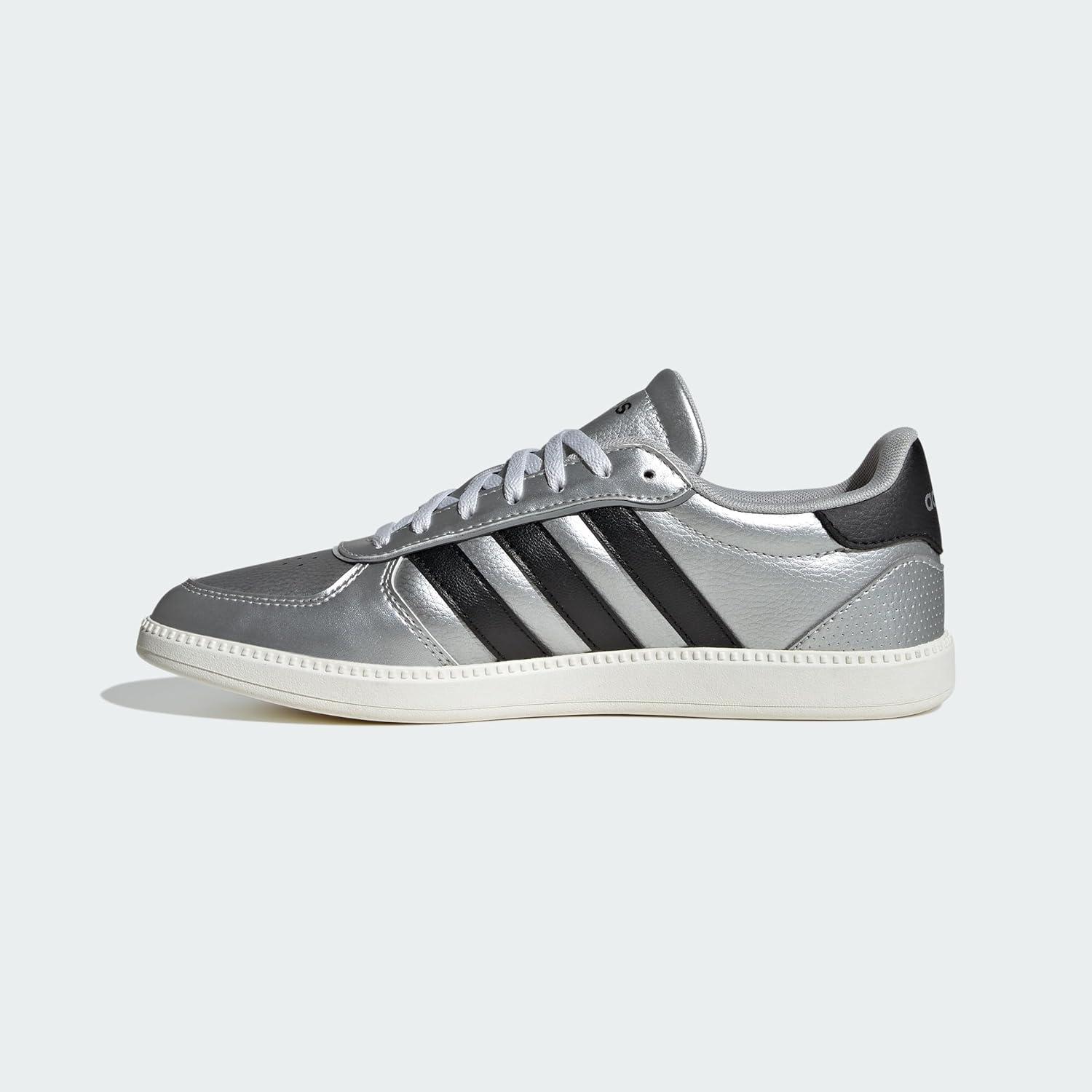image:imageadidas Womens Breaknet Sleek SneakersSilver Black White