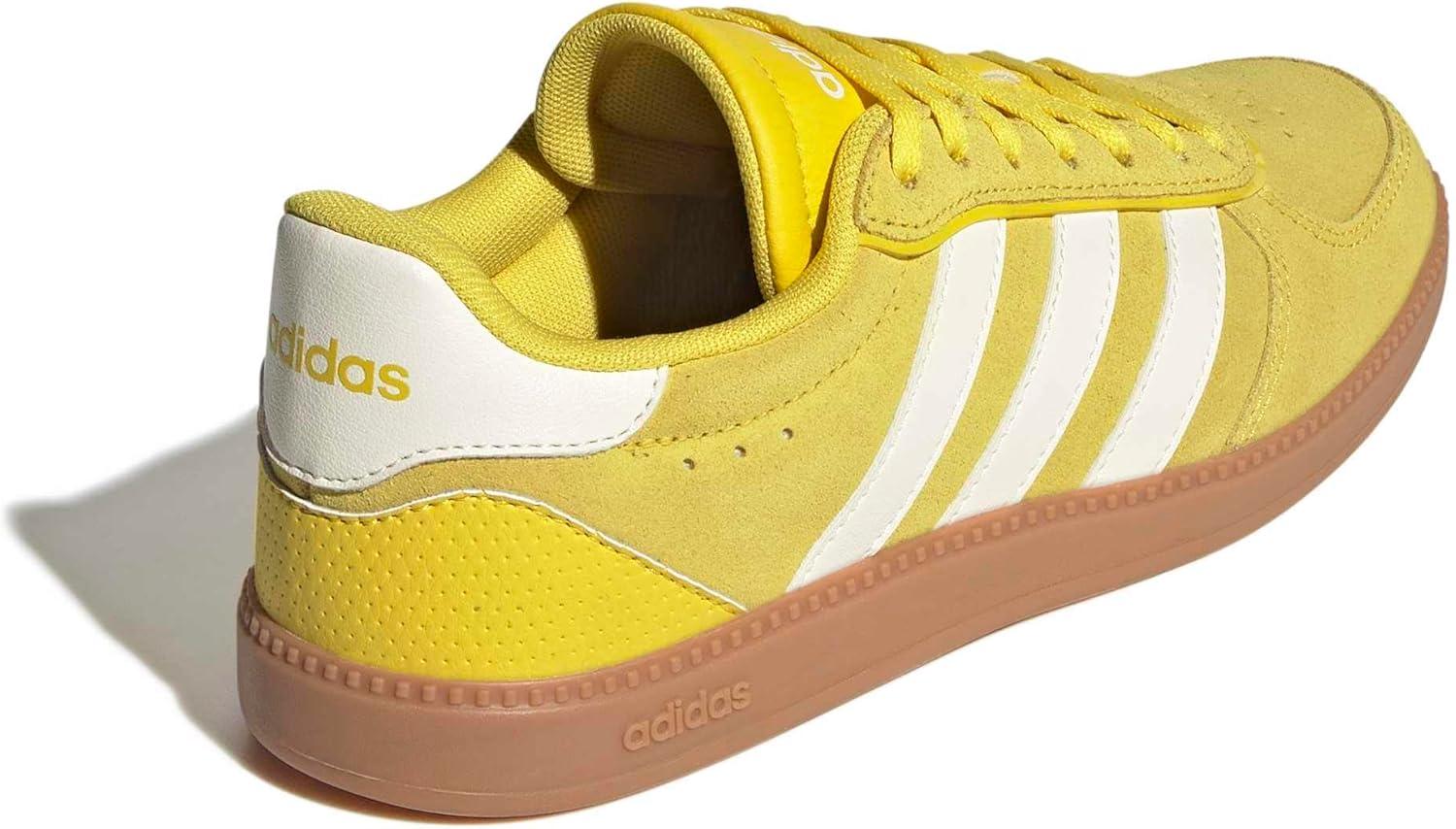 image:imageadidas Womens Breaknet Sleek SneakersYellowOff WhiteGum