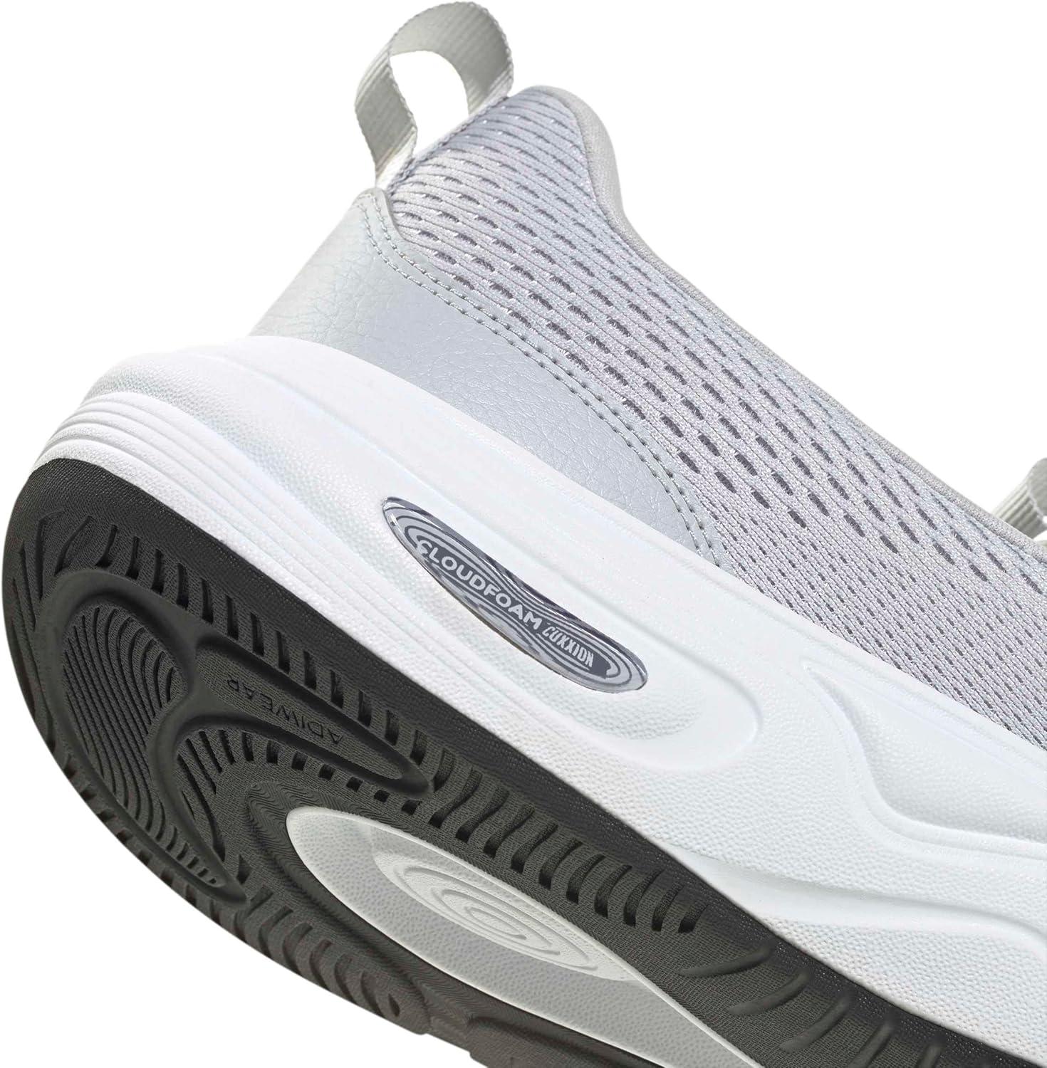 image:imageadidas Womens Cloudfoam Cuxxion LoungeSolid GreyWhiteBlack