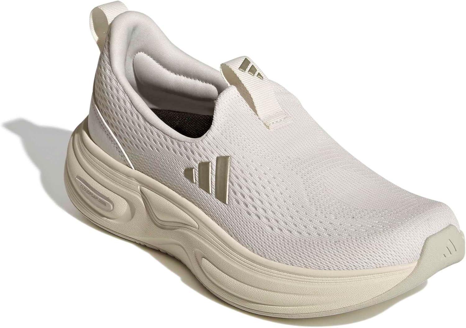 image:imageadidas Womens Cloudfoam Cuxxion LoungeWhiteCyber MetallicOff White
