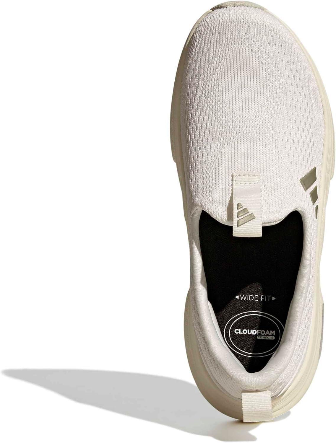 image:imageadidas Womens Cloudfoam Cuxxion LoungeWhiteCyber MetallicOff White
