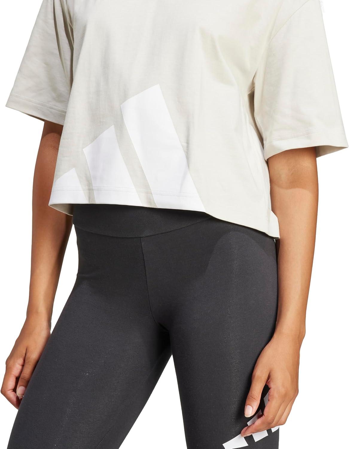 image:imageadidas Womens Essentials Big Logo Boyfriend TShirtWonder AluminaWhite
