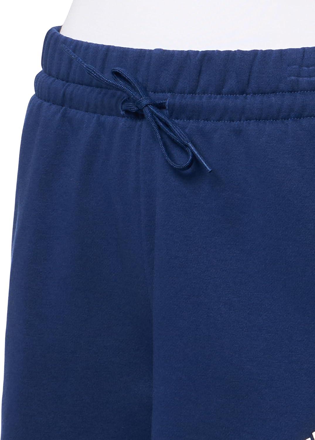 image:imageadidas Womens Essentials Small Logo Feelcozy ShortsDark BlueWhite