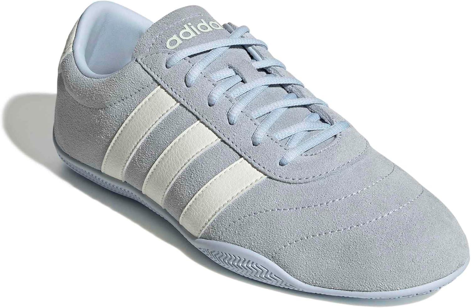 image:imageadidas Womens Grand Court Lo SneakersCrystal SkyOff WhiteCrystal Sky