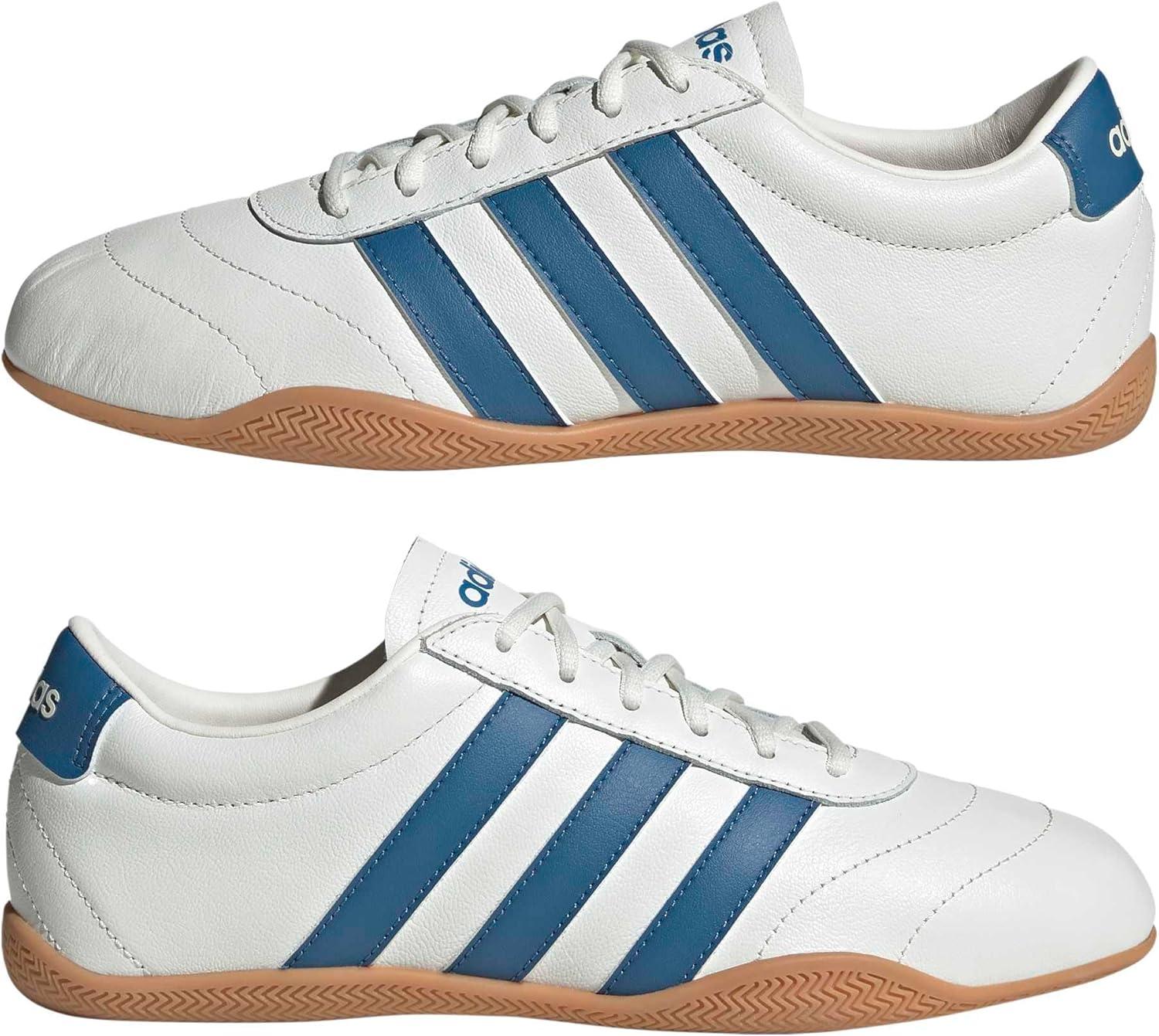 image:imageadidas Womens Grand Court Lo SneakersWhiteDusky InkGum