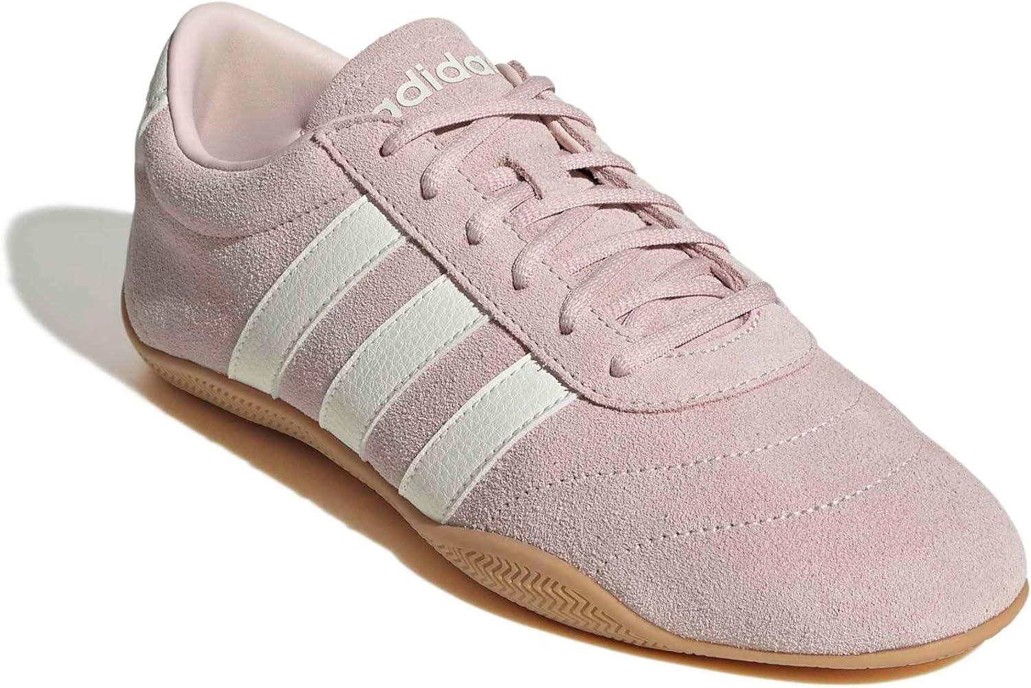 image:imageadidas Womens Grand Court Lo SneakersWonder QuartzOff WhiteGum