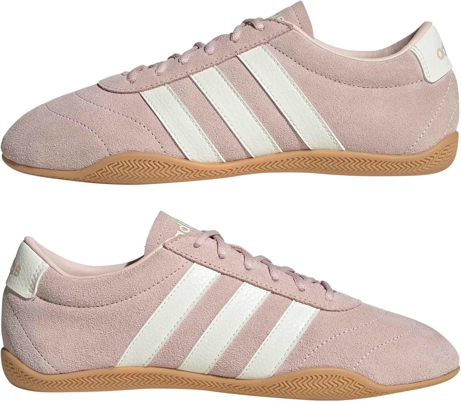 image:imageadidas Womens Grand Court Lo SneakersWonder QuartzOff WhiteGum