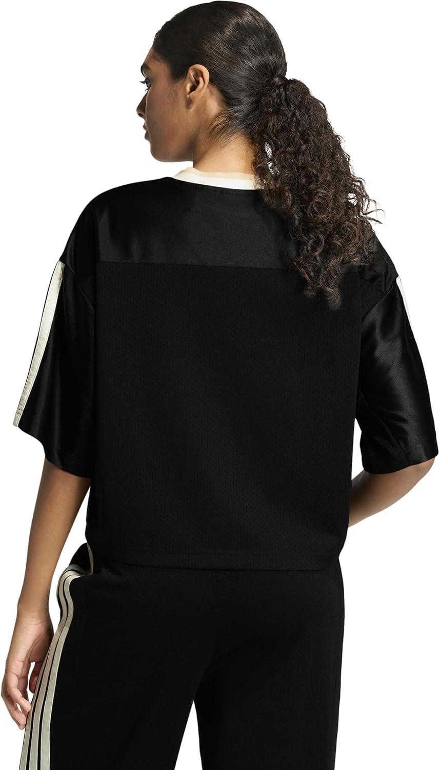 image:imageadidas Womens Stadium Mesh TShirtBlackOff White