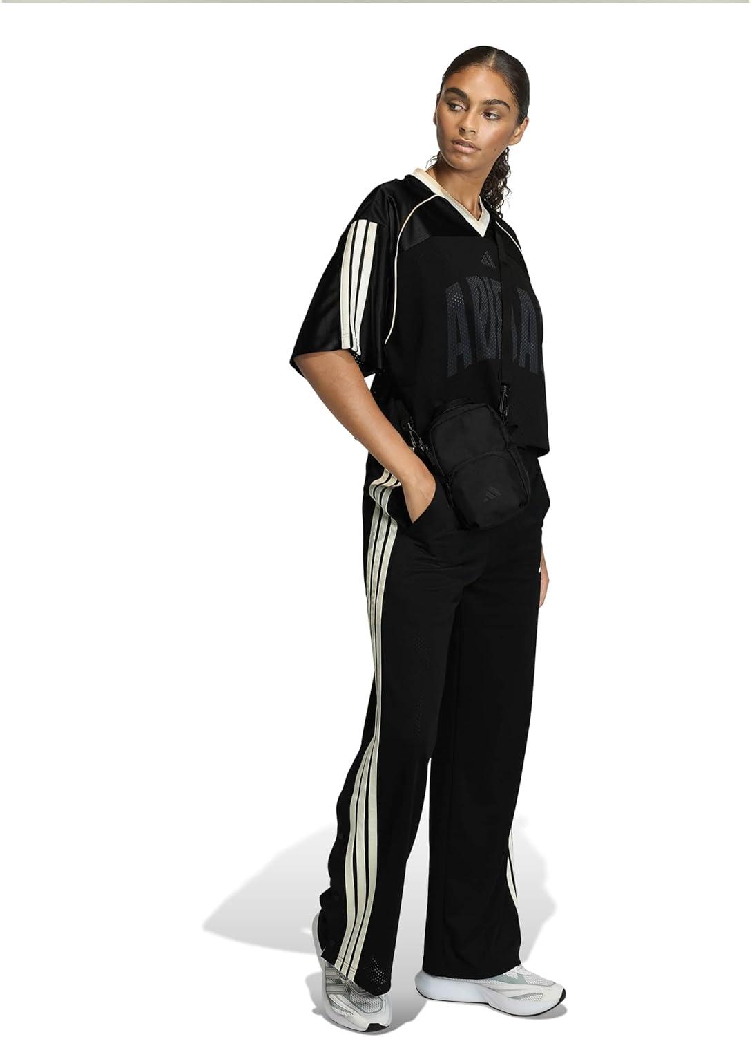 image:imageadidas Womens Stadium Mesh TShirtBlackOff White