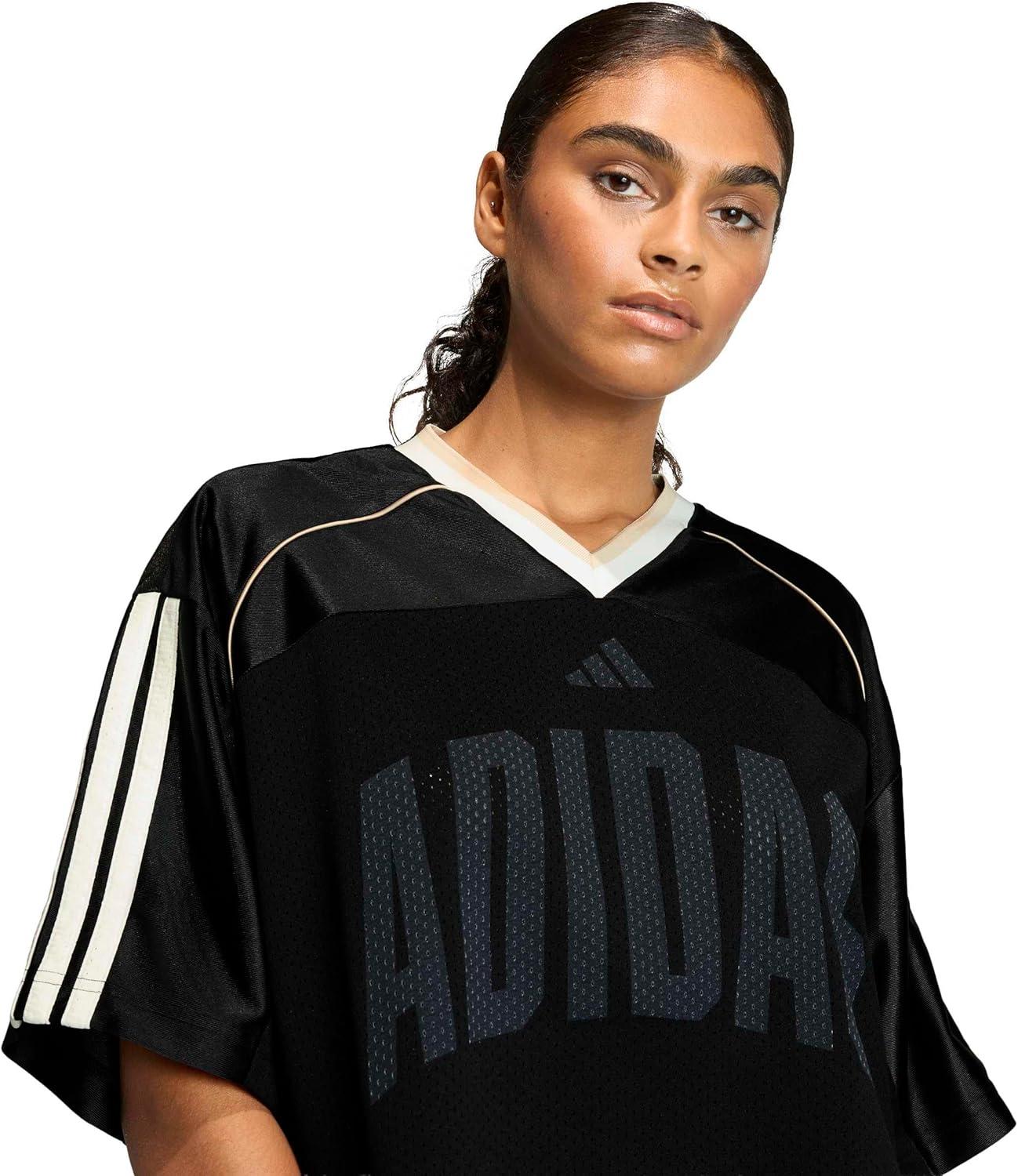 image:imageadidas Womens Stadium Mesh TShirtBlackOff White