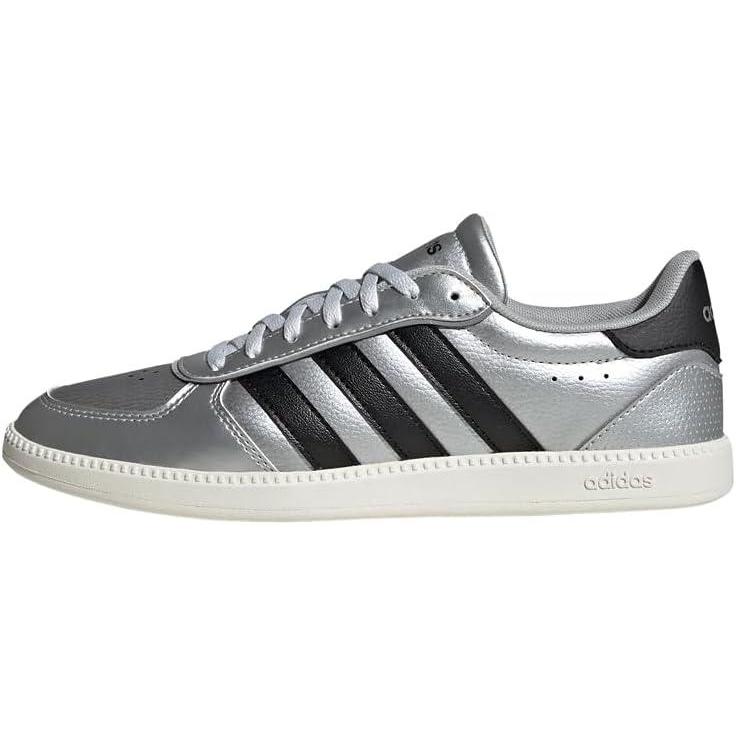 image:imageadidas Womens Breaknet Sleek SneakersSilver Black White