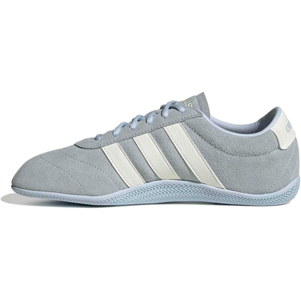 image:imageadidas Womens Grand Court Lo SneakersCrystal SkyOff WhiteCrystal Sky