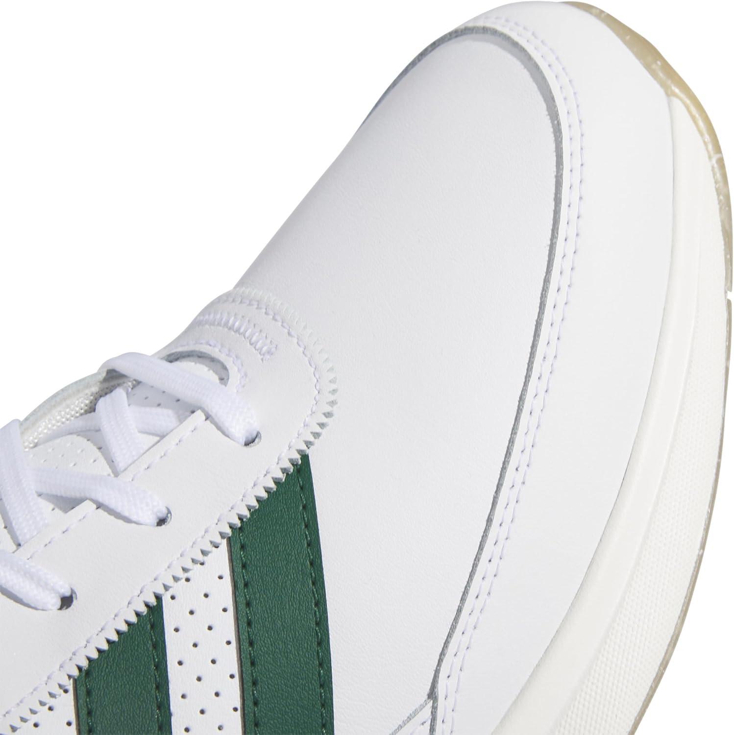 image:imageAdidas Mens S2g Spikeless Leather 24 Golf ShoesFootwear WhiteCollegiate GreenGum 4