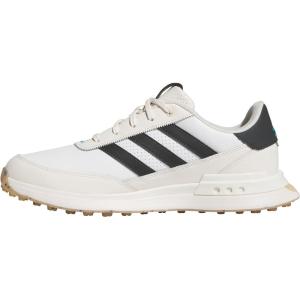 Adidas Mens S2g Spikeless Leather 24 Golf Shoes(Footwear White/Carbon/Chalk White)