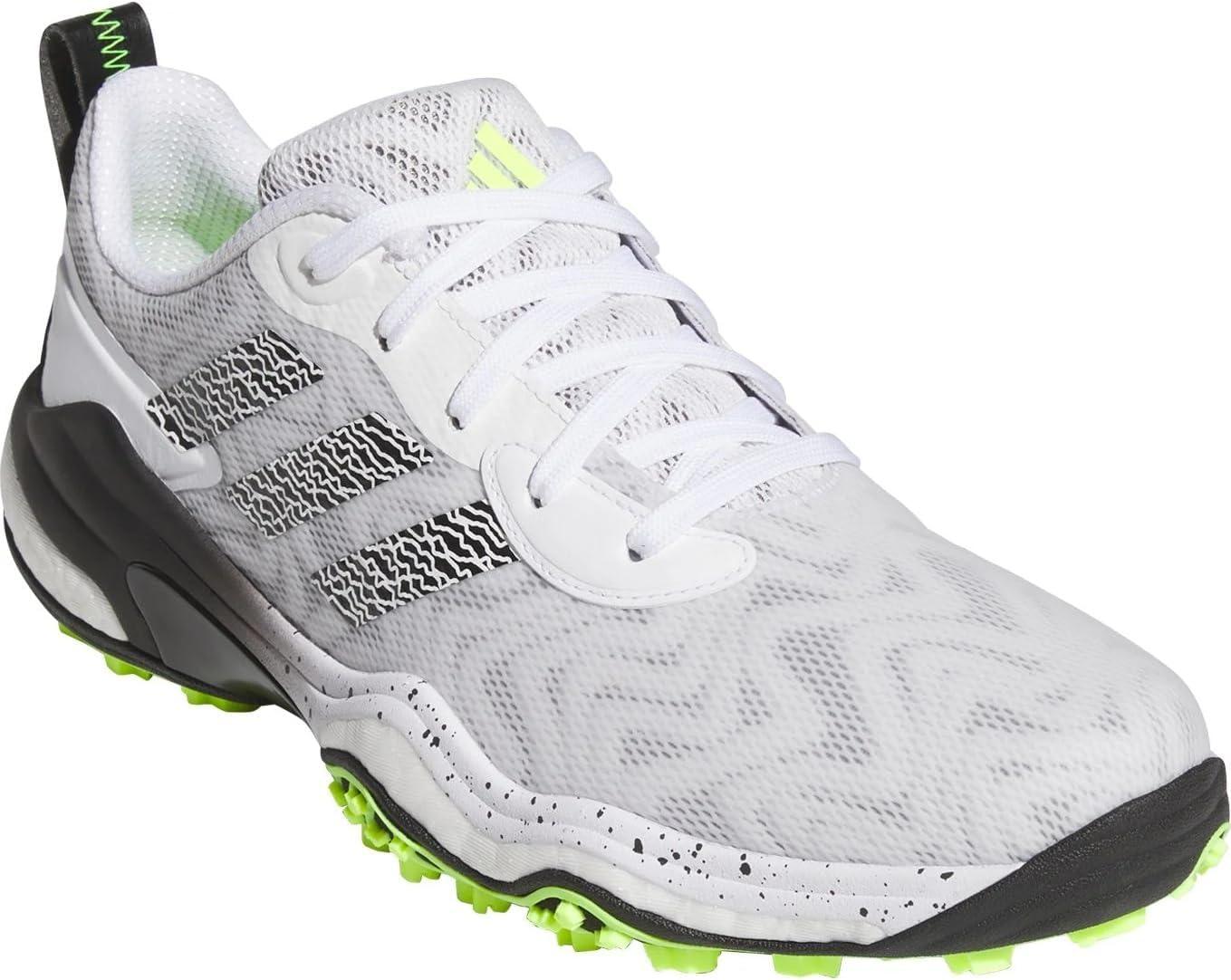 image:imageadidas Womens Codechaos 25 Spikeless Golf ShoesFootwear WhiteCore BlackLucid Lemon