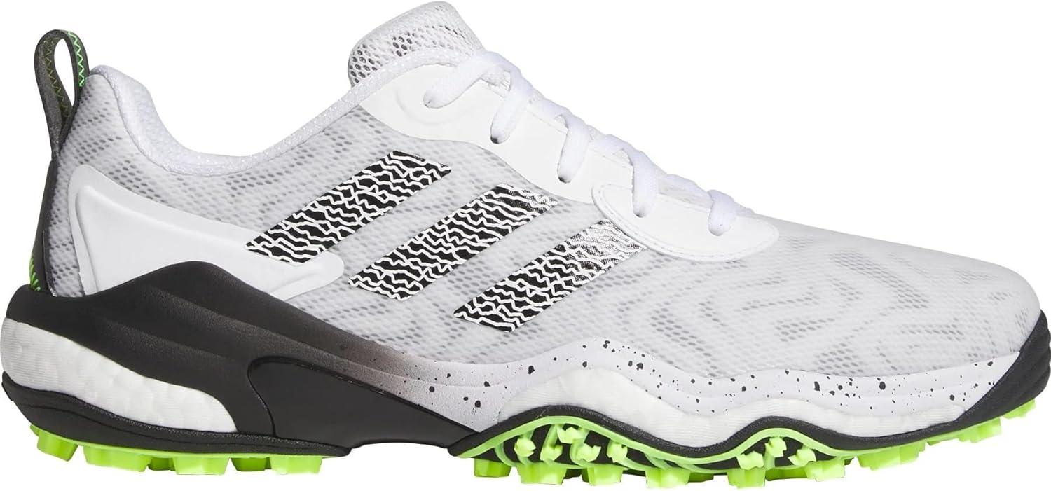 image:imageadidas Womens Codechaos 25 Spikeless Golf ShoesFootwear WhiteCore BlackLucid Lemon