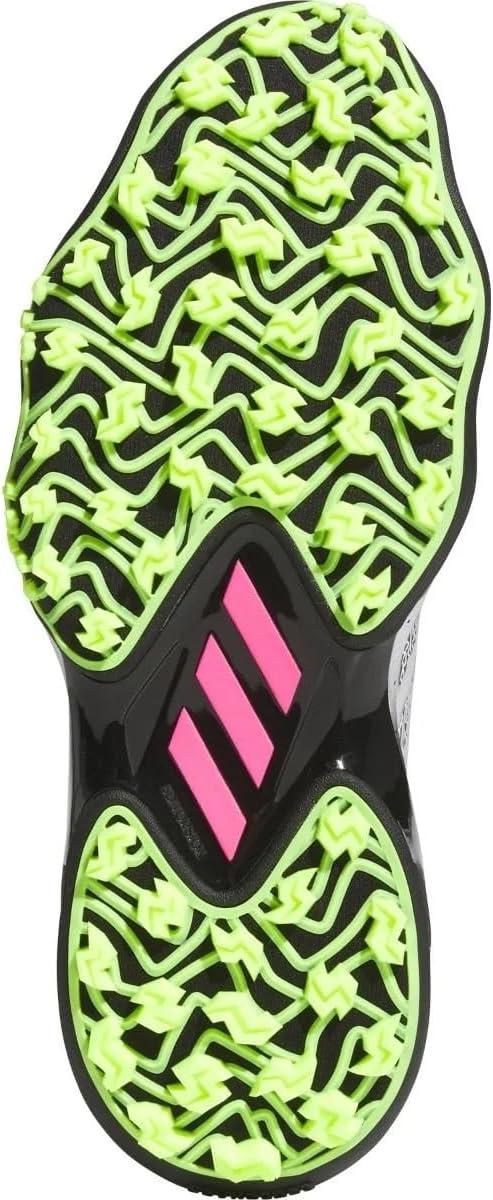 image:imageadidas Womens Codechaos 25 Spikeless Golf ShoesFootwear WhiteCore BlackLucid Lemon