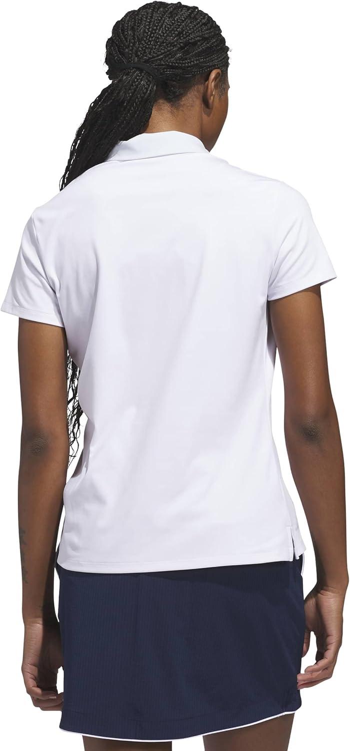 image:imageadidas Womens Ultimate365 Grid Climacool PoloCrystal Sky