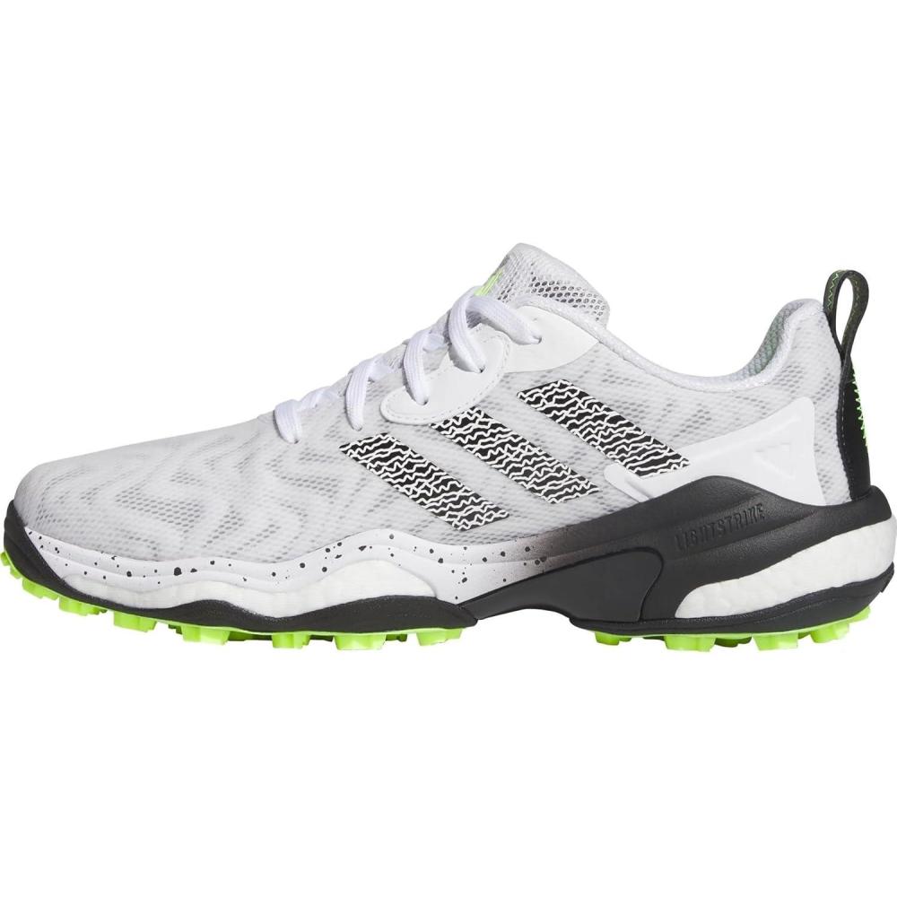 image:imageadidas Womens Codechaos 25 Spikeless Golf ShoesFootwear WhiteCore BlackLucid Lemon