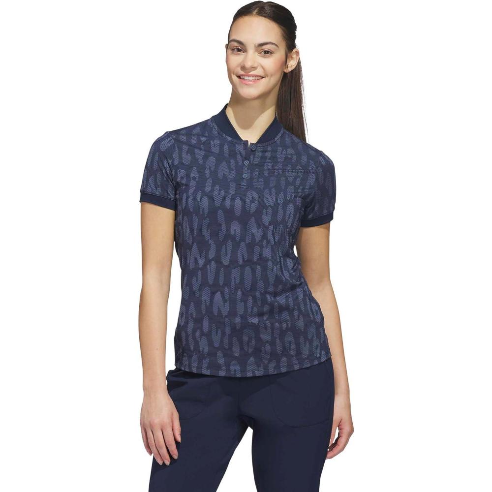 image:imageadidas Womens ULTIMATE365 Jacquard Climacool Polo ShirtCollegiate Navy Preloved Ink