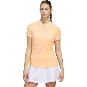 adidas Women’s ULTIMATE365 Jacquard Climacool Polo Shirt(Blush Pink)