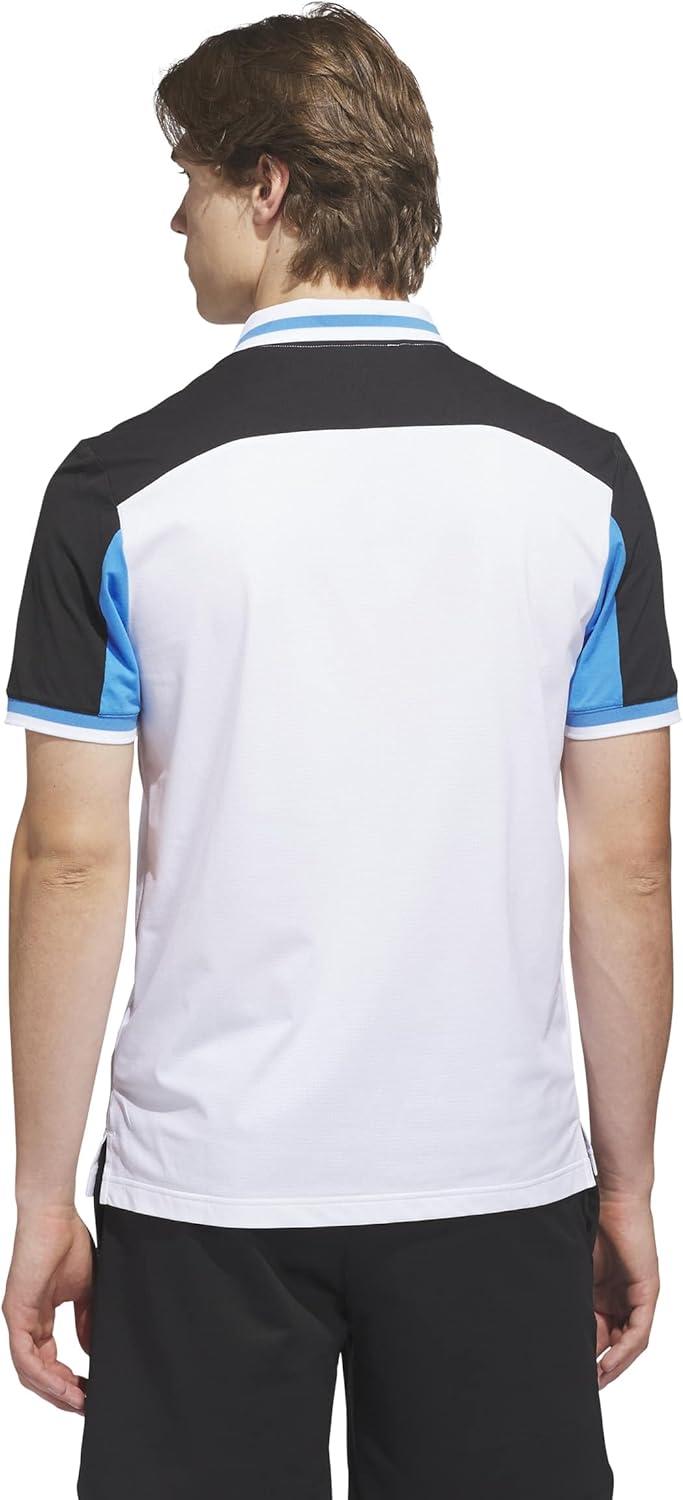 image:imageadidas Golf Mens Beyond Vent Polo ShirtWhite Black